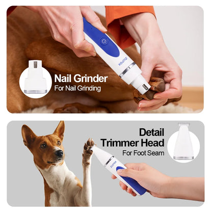 Dog Clippers,  Low Noise Dog Grooming Clippers Rechargeable Cordless Dog Grooming Kit for Dogs Cats Pets