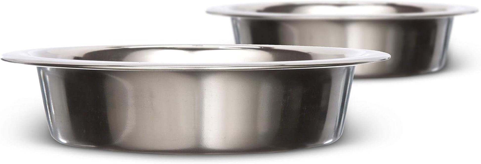 Stainless Steel Dog and Cat Bowls (2 Pack) Neater Feeder Deluxe or Express Extra Replacement Bowl (Metal Food and Water Dish) (1.5 Cup Deep)