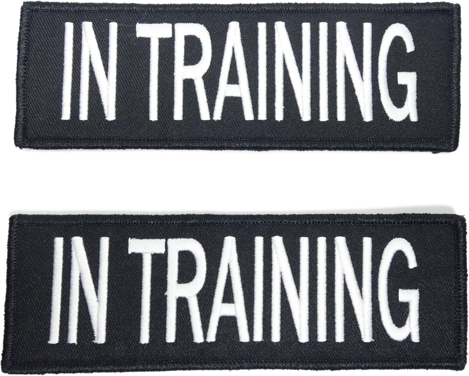 Service Dog Patches for Harness | Velcro Patches for Dog Harness or Vest | Do Not Pet Patch, Dog in Training, Service Dog, Emotional Support | Removable Hook and Loop Embroidered Patches