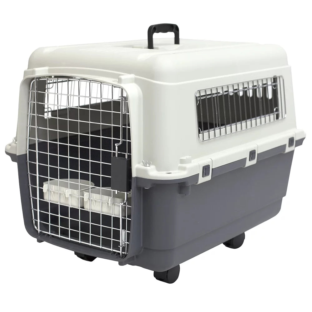 Plastic Dog IATA Airline Approved Kennel Carrier, Small, 1 Piece