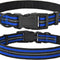 | Nylon Night Light Glow Collar for Medium Dogs | Reflective Band Cat Collar | Fluorescence Self-Luminescence Strap Puppy Collar | Safe Night Walk Collars for Dogs (Lime, S)
