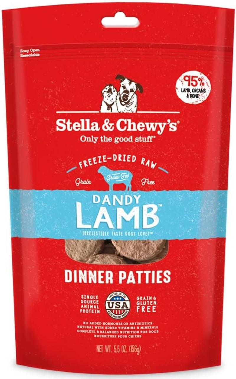 Freeze Dried Raw Dinner Patties – Grain Free Dog Food, Protein Rich Stella’S Super Beef Recipe – 14 Oz Bag