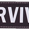 Side Badge - Clearly Identifies Your Dog When Wearing the Convert Dog Harness - Set of Two Badges (Tough Guy, Small)