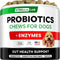 Probiotics Chews for Dogs & Digestive Enzymes + Digestion & Gut Health Treats, Probiotics for Dogs, Fiber Supplement, anti Diarrhea, Constipation, Upset Stomach&Gas Relief,Canine Prebiotic