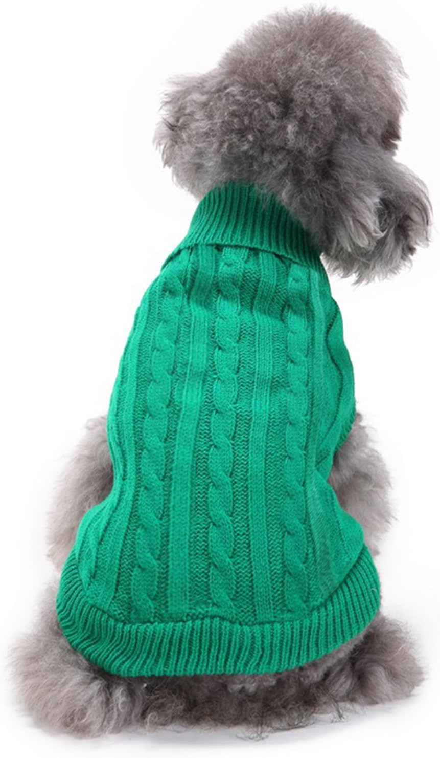 Cozy Knitted Turtleneck Sweater for Small Dogs and Cats - Perfect for Winter Celebrations!