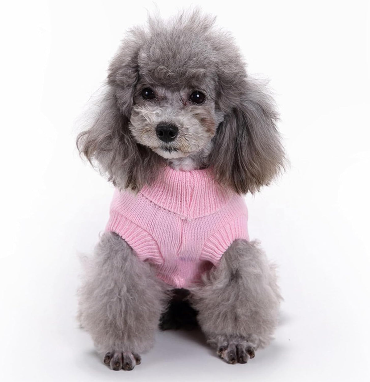 Cozy Knitted Turtleneck Sweater for Small Dogs and Cats - Perfect for Winter Celebrations!