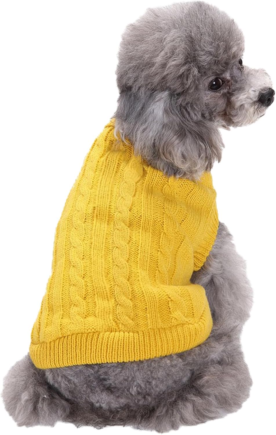 Cozy Knitted Turtleneck Sweater for Small Dogs and Cats - Perfect for Winter Celebrations!