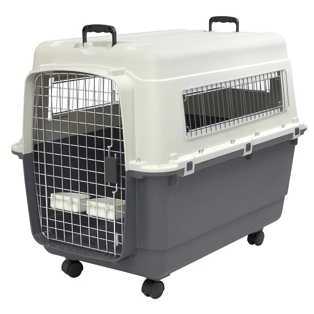 Plastic Dog IATA Airline Approved Kennel Carrier, Small, 1 Piece