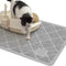 Premium Cat Litter Mat, Litter Box Mat with Non-Slip and Waterproof Backing, Litter Trapping Mat Soft on Kitty Paws and Easy to Clean, Cat Mat Traps Litter from Box