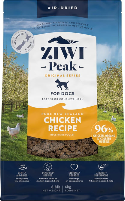 Peak Air-Dried Dog Food – Beef - All Natural, High Protein, Grain Free, Limited Ingredient W/ Superfoods (16Oz)