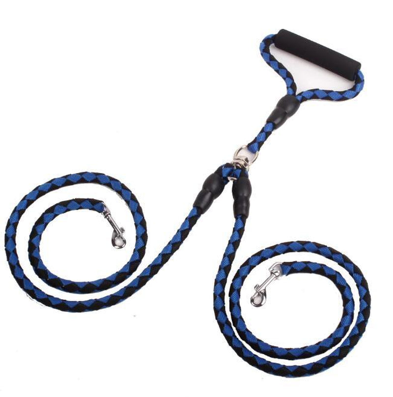 Ultimate Dual-Handle Dog Walking Leash - Premium Quality, Reflective Rope for Optimal Safety