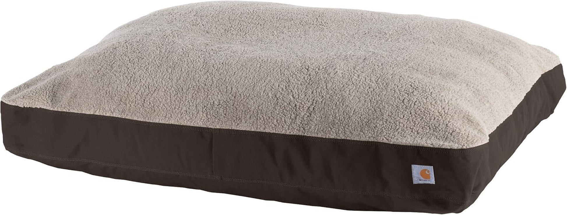 Firm Duck Dog Bed, Durable Canvas Pet Bed with Water-Repellent Shell, Medium, Tarmac Duck Camo