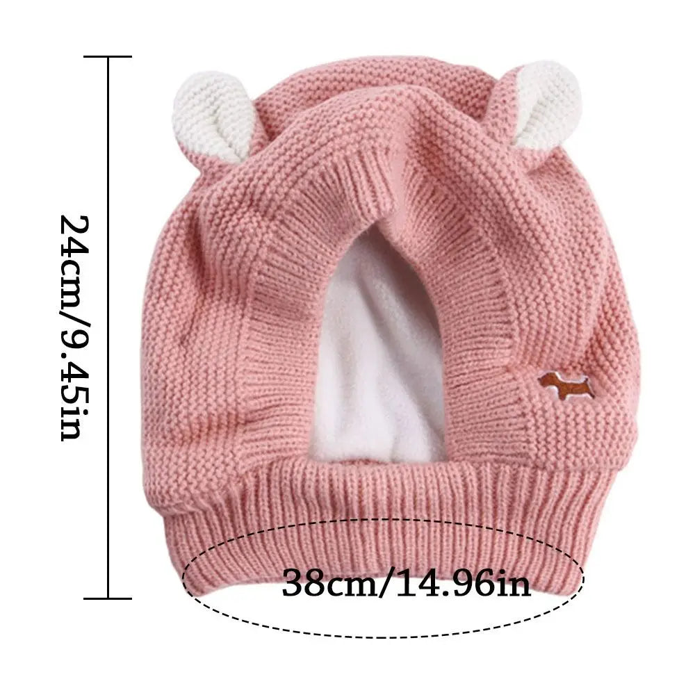 Cozy and Stylish Dog Ear Muffs for Noise Protection and Winter Warmth - Perfect for Medium to Large Dogs!