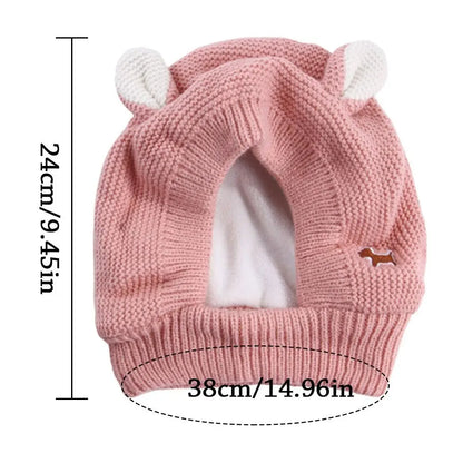Cozy and Stylish Dog Ear Muffs for Noise Protection and Winter Warmth - Perfect for Medium to Large Dogs!