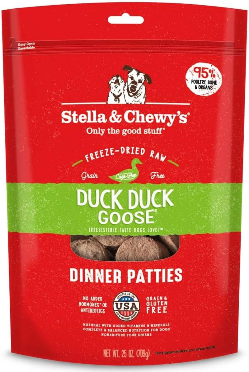 Freeze Dried Raw Dinner Patties – Grain Free Dog Food, Protein Rich Stella’S Super Beef Recipe – 14 Oz Bag