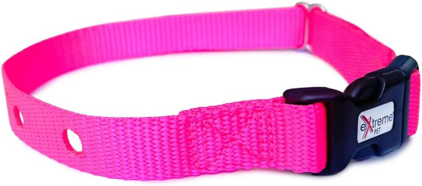 Dog Collar Replacement Strap - Bright Orange - Compatible with Nearly All Brands and Models of Underground Dog Fences