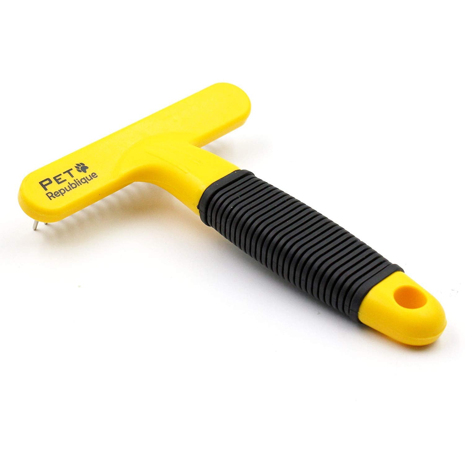 Dog Dematting Comb Rake – Undercoat Mat Brush - Knot Out for Dogs, Cats, Rabbits, Any Long Haired Breed Pets - Undercoat Rake Design