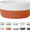 Dipper Ceramic Dog Bowl for Small and Large Breeds - Heavyweight and Durable Pet Food and Water Dish Crock, Dishwasher Safe, Modern (Light Grey, Large)