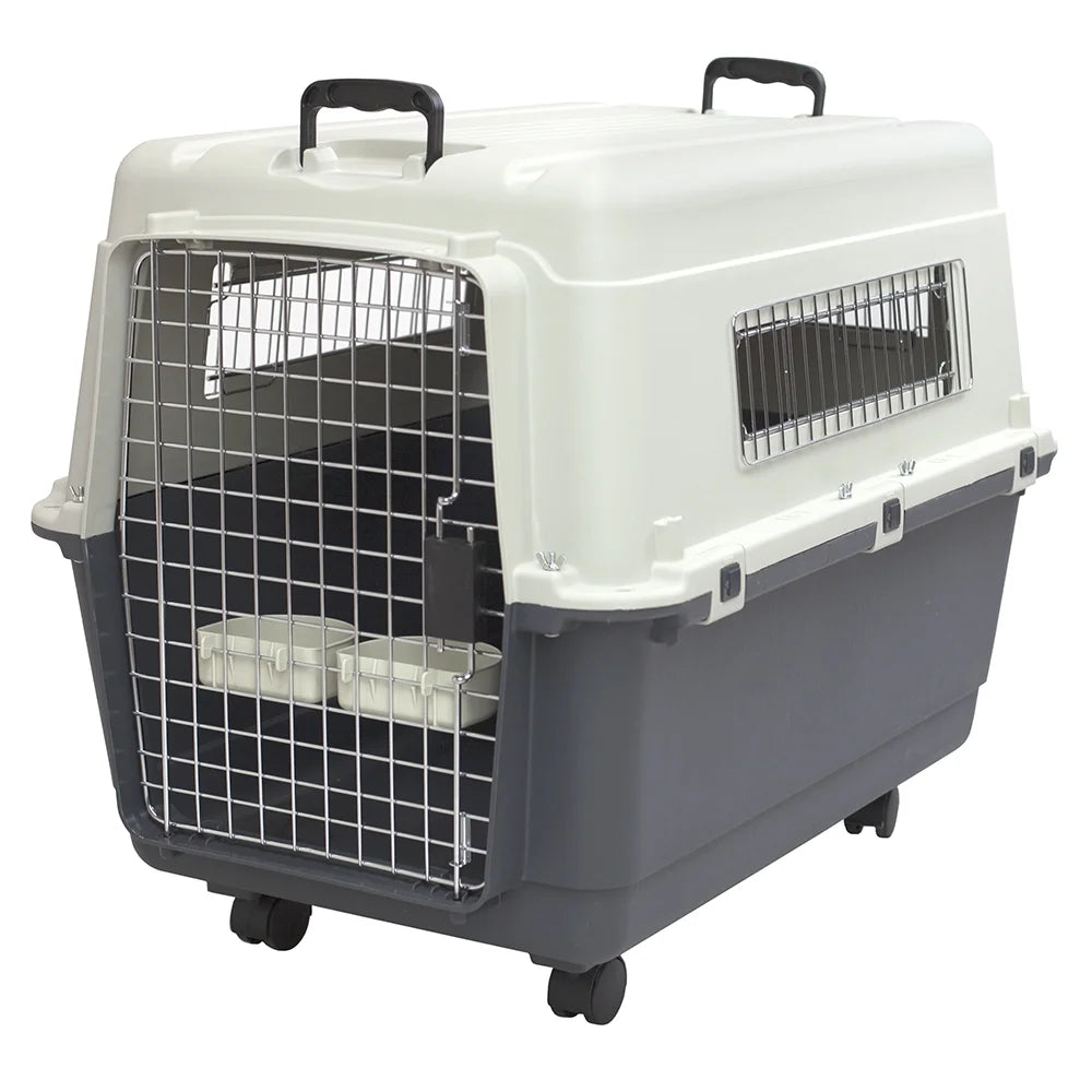 Plastic Dog IATA Airline Approved Kennel Carrier, Small, 1 Piece