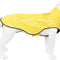 | Dog Raincoat | Adjustable Water Proof Pet Clothes | Lightweight Rain Jacket with Reflective Strip | Easy Step in Closure, Lime Yellow, Large