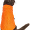 Cat Sweater 16 Color Turtleneck Knitted Sleeveless Dog Sweater Warm Winter Kitten Clothes Outfits for Cats or Small Dogs in Cold Season(Medium, Olive Green)