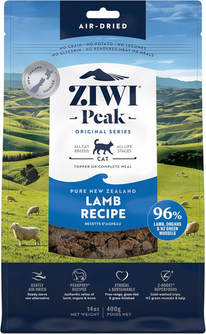 Peak Air-Dried Cat Food – Beef - All Natural, High Protein, Grain Free, Limited Ingredient W/ Superfoods (14Oz)