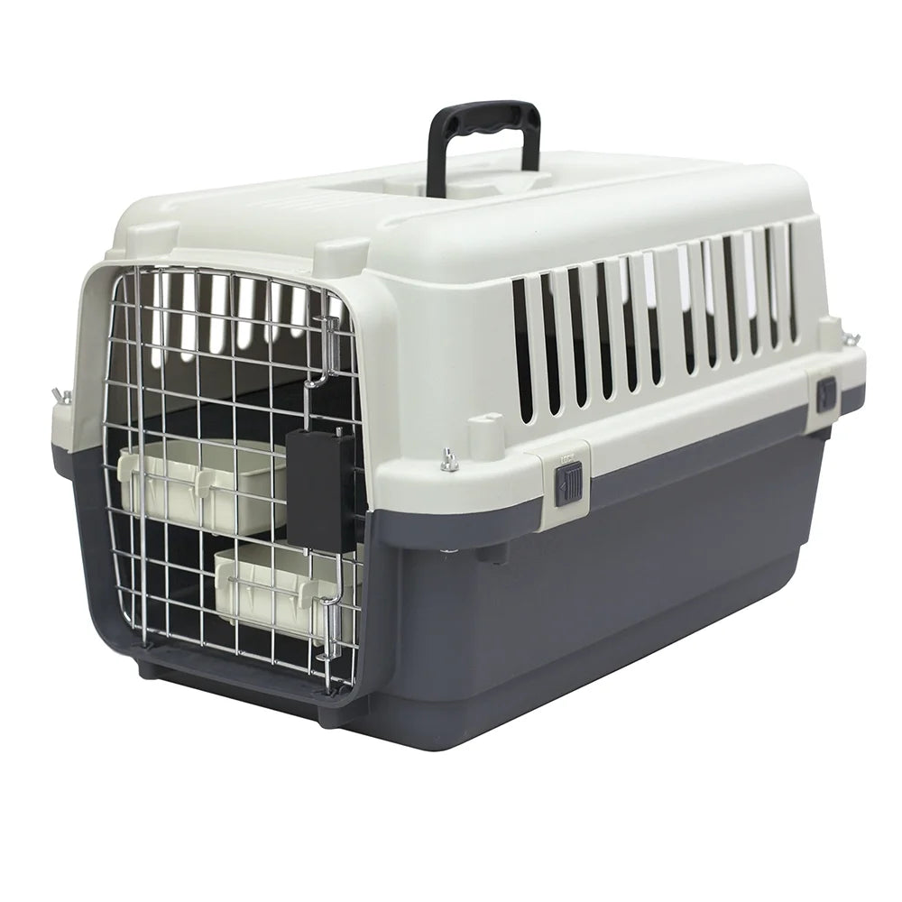 Plastic Dog IATA Airline Approved Kennel Carrier, Small, 1 Piece