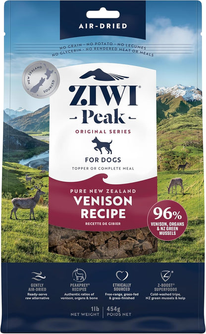 Peak Air-Dried Dog Food – Beef - All Natural, High Protein, Grain Free, Limited Ingredient W/ Superfoods (16Oz)