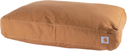 Firm Duck Dog Bed, Durable Canvas Pet Bed with Water-Repellent Shell, Medium, Tarmac Duck Camo