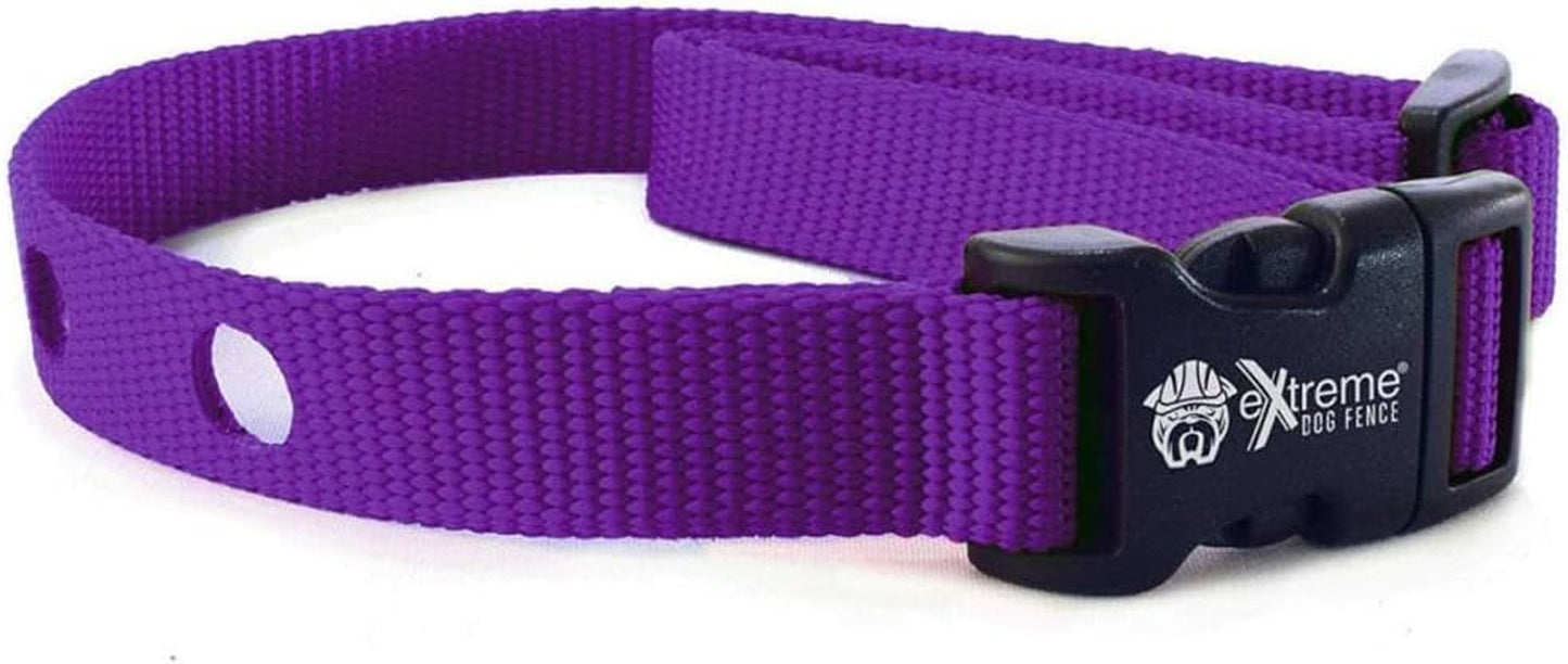 Dog Collar Replacement Strap - Bright Orange - Compatible with Nearly All Brands and Models of Underground Dog Fences