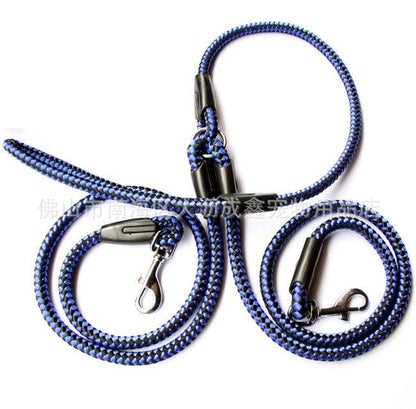 Ultimate Dual-Handle Dog Walking Leash - Premium Quality, Reflective Rope for Optimal Safety