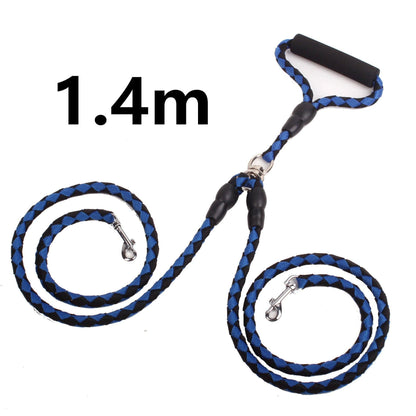 Ultimate Dual-Handle Dog Walking Leash - Premium Quality, Reflective Rope for Optimal Safety